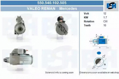 CV PSH 550540102505 -